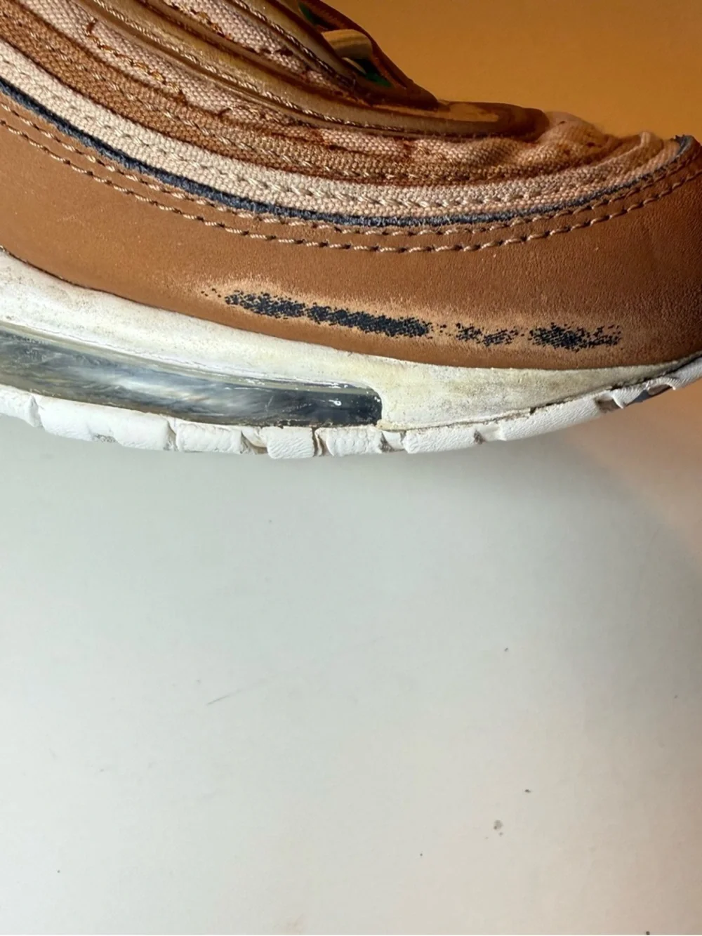 Nike Air Max 97 Brown, Green & White Retro Sneakers